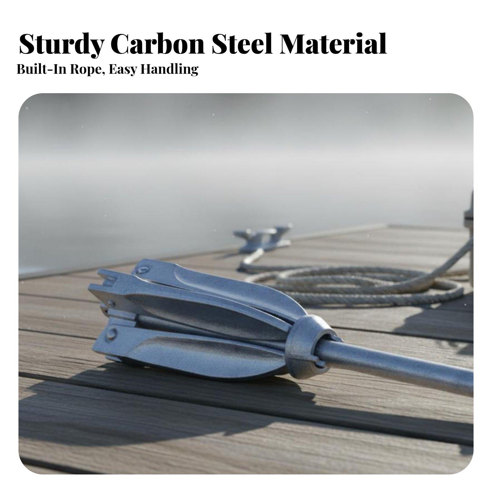 Fishing Equipment Jet - Carbon Steel Boat Anchor Portable Inflatable