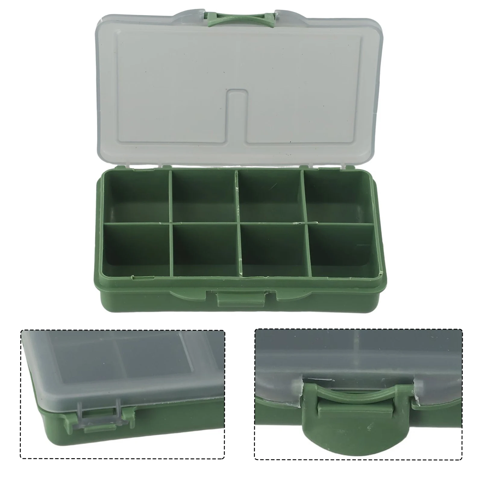 1-8 Compartments Storage Box C - đánh giá và giá Fishing Equipment Box