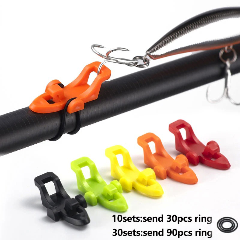 1-10pcs Fishing Rod Pole Hook  - đánh giá và giá Fishing Equipment Tools