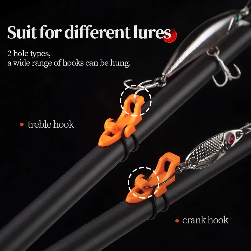 1-10pcs Fishing Rod Pole Hook  - đánh giá và giá Fishing Equipment Tools