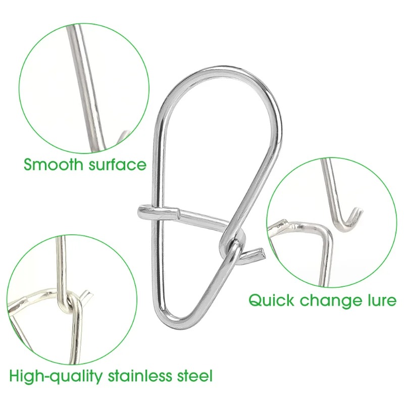 100PCS Stainless Steel Fishing - đánh giá và giá Fishing Equipment Tools